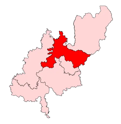 Tilhar Constituency Map